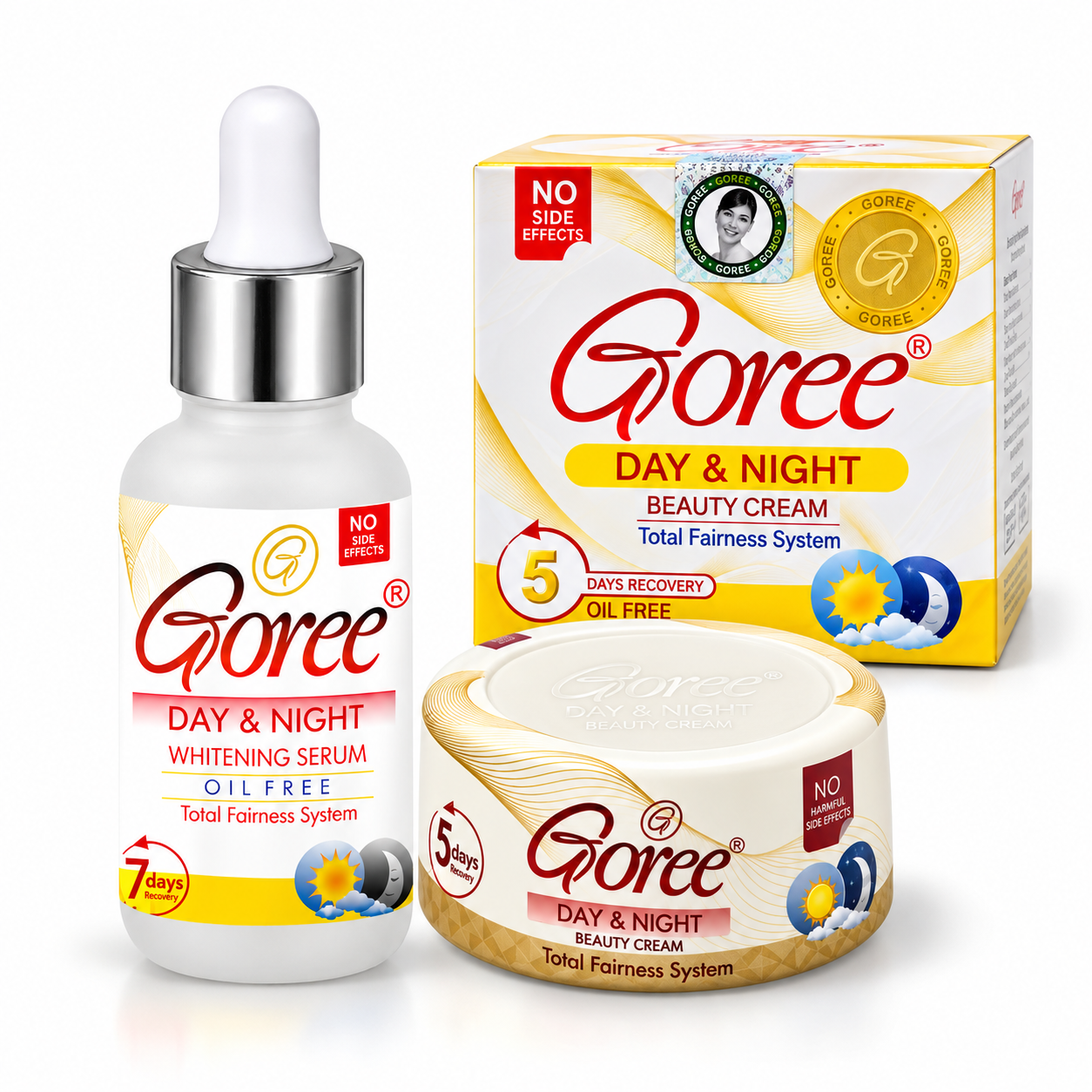 Goree Day & Night Serum and Cream Combo